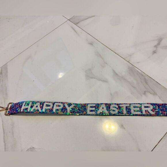 Colorful 'Happy Easter' bag strap #12 - Picture 5 of 9